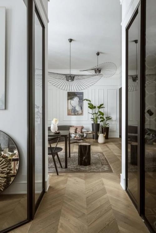 Элегантная небрежность: квартира 54 м в Варшаве. 02