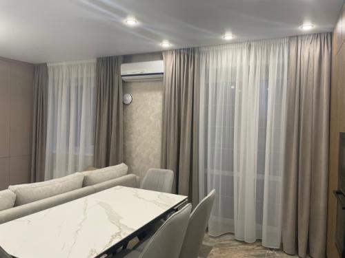 Оформление кухни гостиной. 07