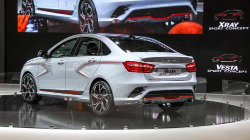 Автоваз показал Sport - версии Vesta и Xray. 03