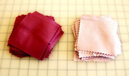 Мы делаем сами: помпоны из ткани. 03