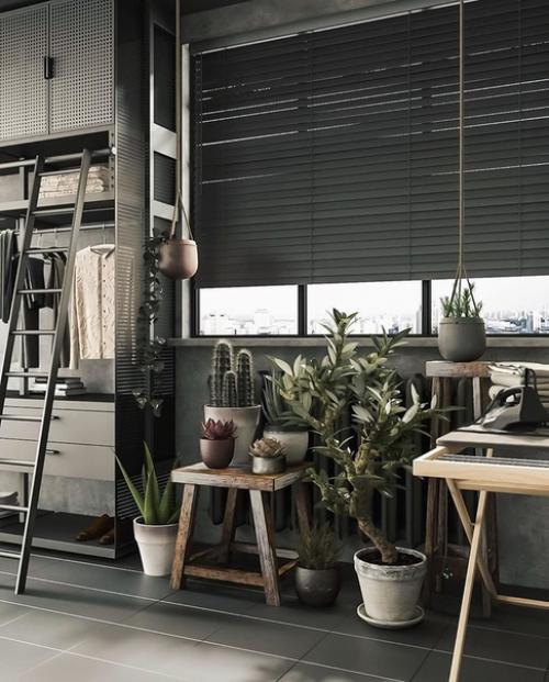 Своеобразная стильная квартира в стиле лофт для смелых молодых людей. 06