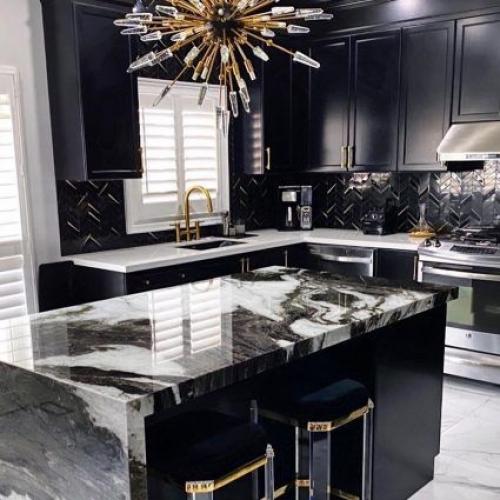 Интерьер квартиры в стиле Dark! 05