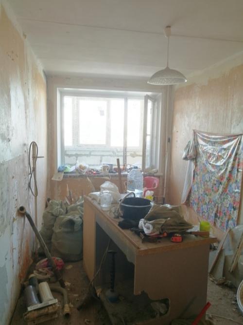 Ремонт, который заслуживает внимание, площадь кухни 9, 5 м. 08