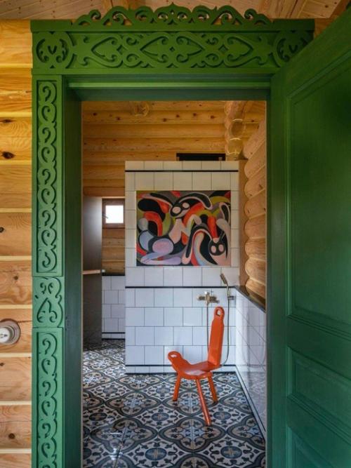 Банный дом в стиле традиционной классической культуры. 03