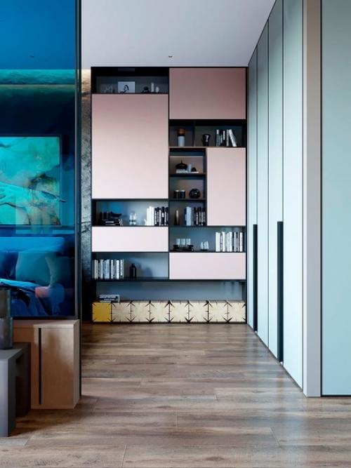 Интерьер квартиры - студии для девушки. 01