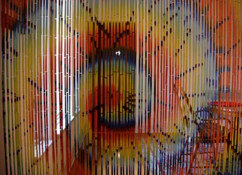 Многие наверняка вспомнят, что в 70-80- хх годах большой популярностью пользовались дверные занавесы из бамбуковых палочек. 07