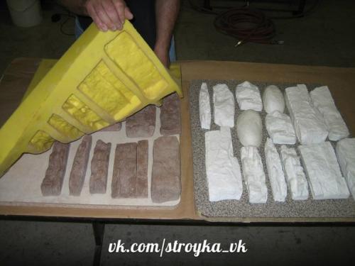Как сделать форму для искусственного камня. 04