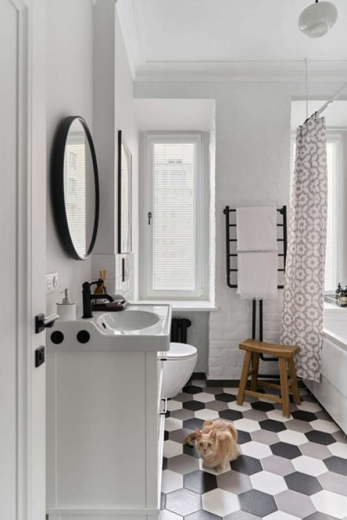 Дизайнер Анастасия Громова обновила интерьер двухкомнатной квартиры для молодой семейной пары. 07