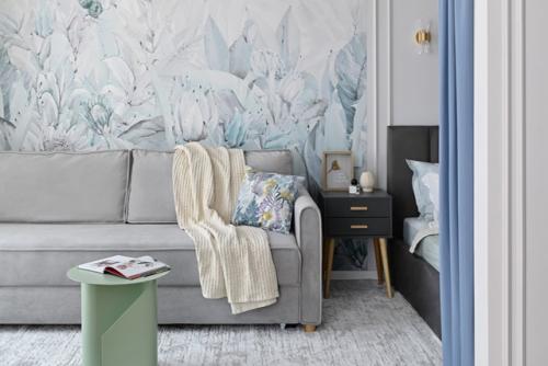 Нежный интерьер квартиры 37, 4 м 2 в Москве.