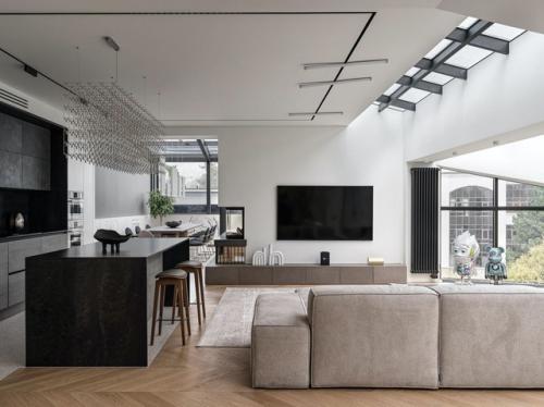 Реализованный интерьер квартиры, площадью 290 кв. 03