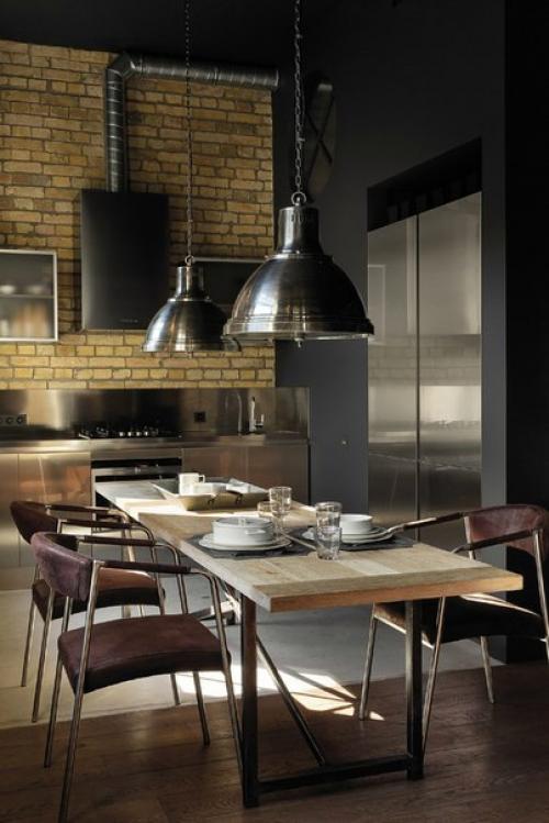 Эстетика лофта в старой киевской квартире. 02