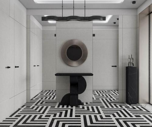 Классические детали и успокаивающие цвета создают тщательно продуманные жилые помещения, шикарная спальня и роскошная ванная. 05