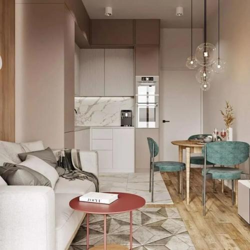 Кухня - гостиная 16 кв. 02