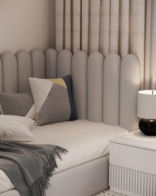 В комнате для подростка создана атмосфера комфорта, где интерьер оформлен в единой цветовой гамме, а дизайн выполнен в простом стиле. 04