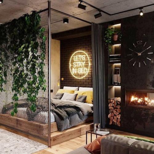 Харизматичный мужской лофт в однушке. 06