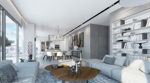 Проект современной и уютной квартиры, расположенной в башне W Boutique в Тель-авиве, израиль, принадлежит дизайнерской студии Ando - Studio. 01