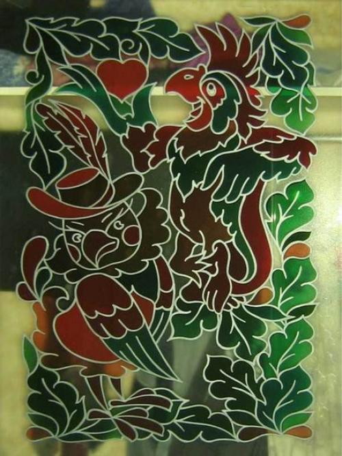 Витражные предметы интерьера. 08