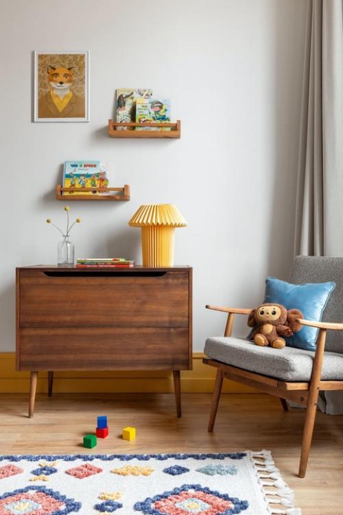 Реализованный интерьер уютной квартиры, площадью 90 кв. 06