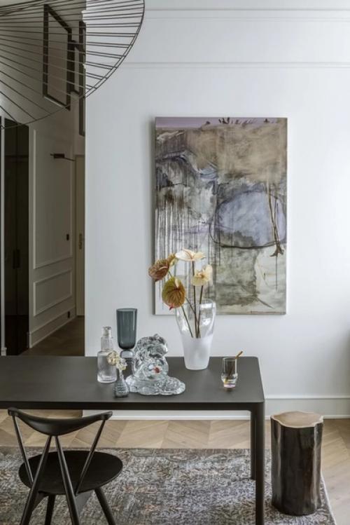 Элегантная небрежность: квартира 54 м в Варшаве. 03