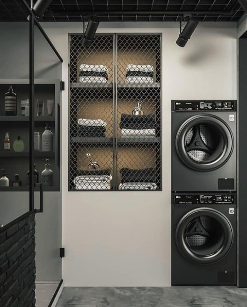 Своеобразная стильная квартира в стиле лофт для смелых молодых людей. 09