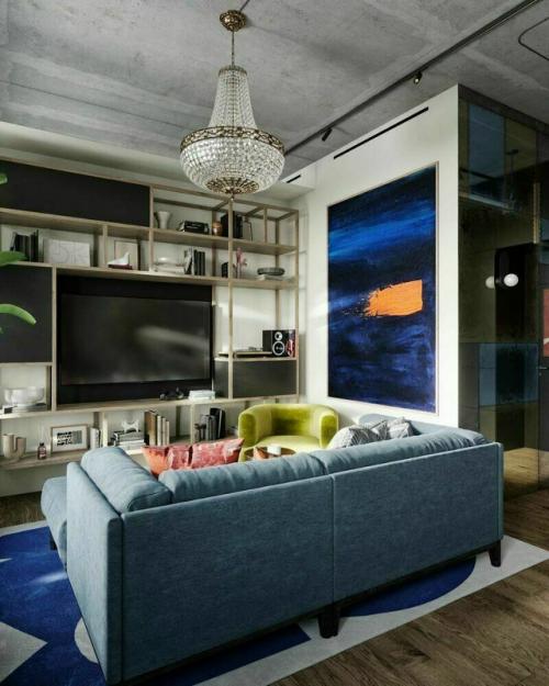 Яркая двухкомнатная квартира в Санкт-петербурге. 02