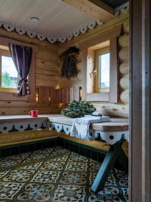 Банный дом в стиле традиционной классической культуры. 02