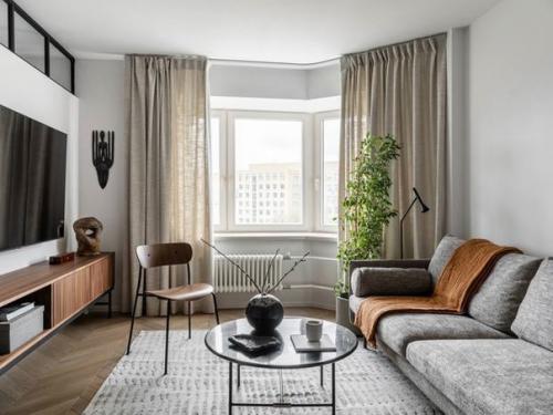 Дизайн интерьера двухкомнатной квартиры. 01