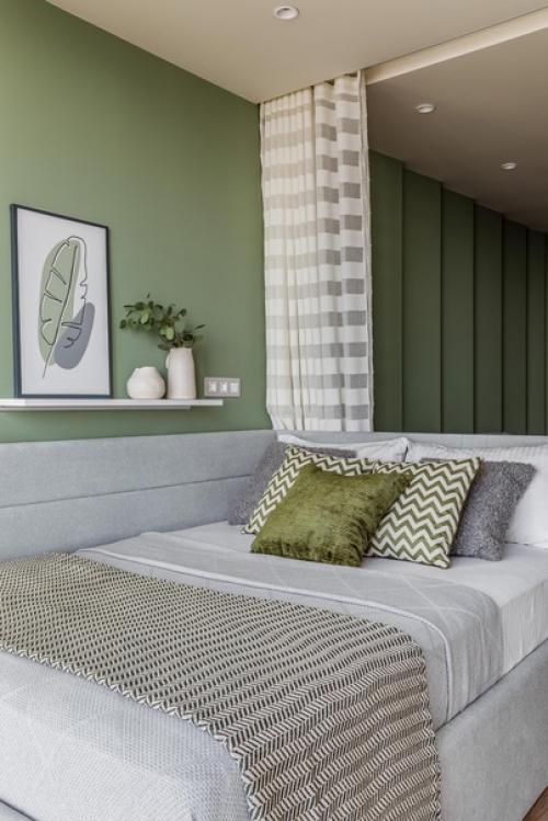 Интерьер квартиры - студии 34 кв. 07