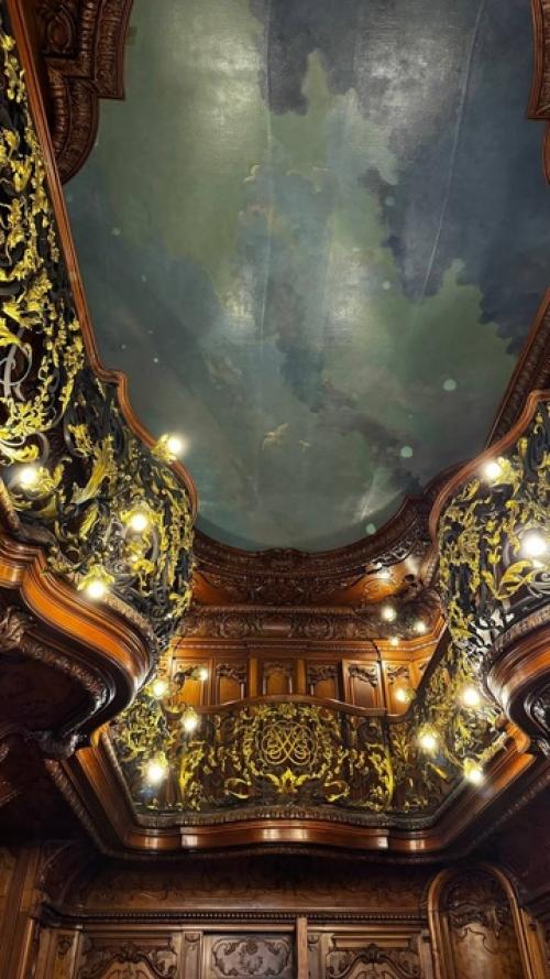 В пятницу ходила на экскурсию по парадным залам дома архитектора (особняка половцова. 02