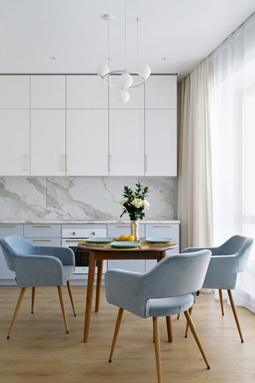 Нежный интерьер квартиры 37, 4 м 2 в Москве. 01