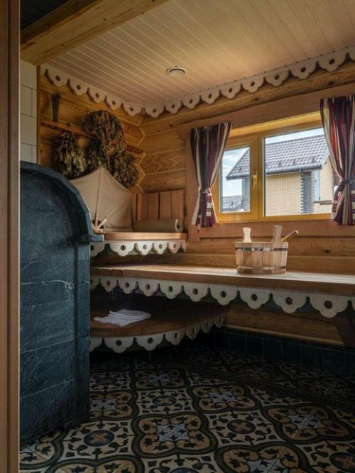 Банный дом в стиле традиционной классической культуры. 04