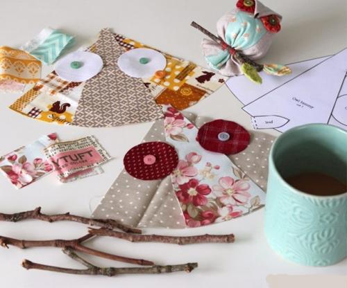 Текстильные совушки своими руками. 01