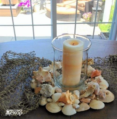 Красивый подсвечник Воспоминания о Море. 04