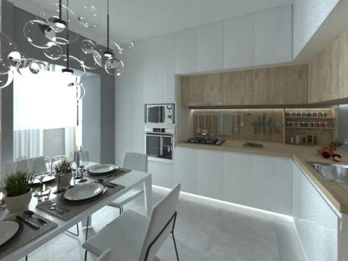 Проект кухни для небольшой семьи. 05