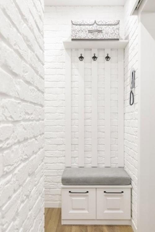 Светлый, воздушный интерьер однокомнатной квартиры площадью 29 кв. 06