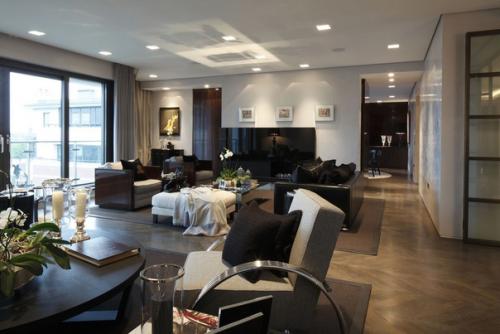 Часть 1.  Квартира Kensington Place является отличным примером того, как интерьер может быть роскошным и скромным одновременно. 02