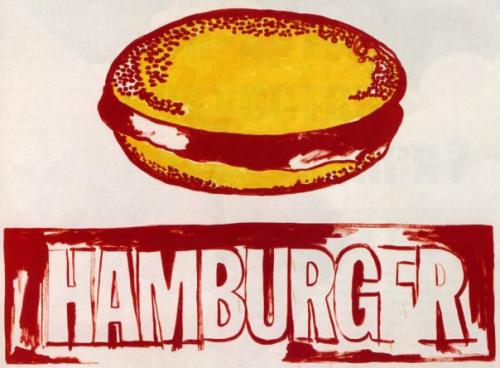 Энди уорхол.  Поп-арт Поедание Гамбургера. 01