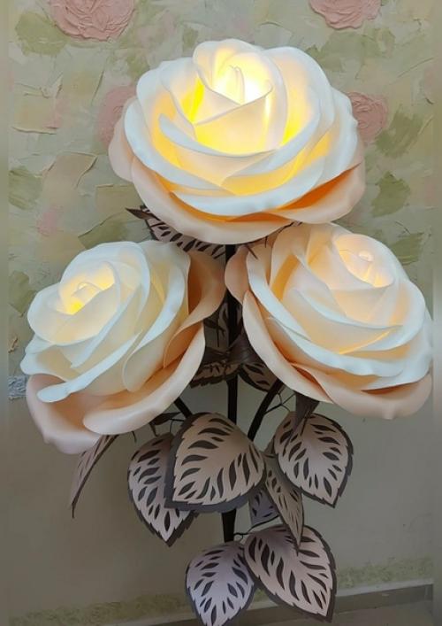 Торшер розы Ажур. 01