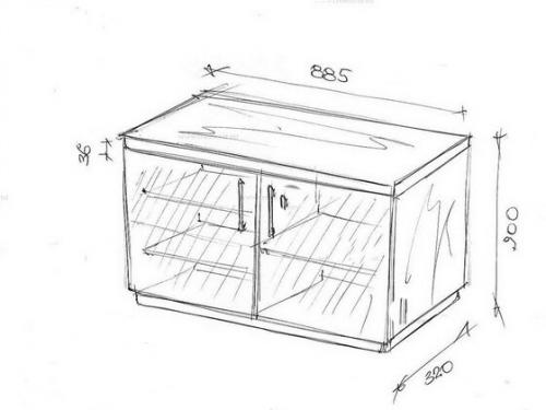 Тумбочка своими руками для начинающих мастеров. 05