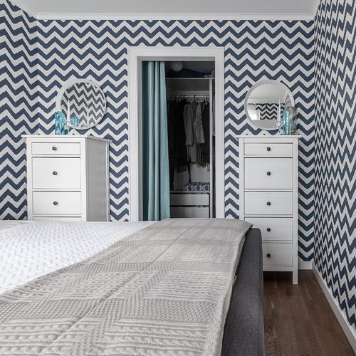 8 способов интересно поклеить обои. 03