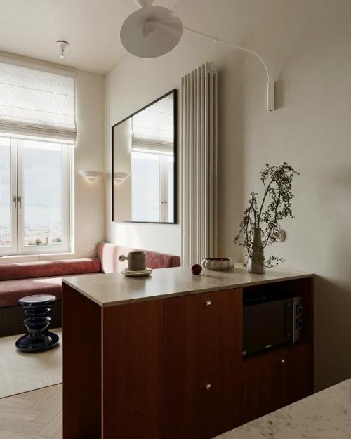 Интерьер уютной студии. 08