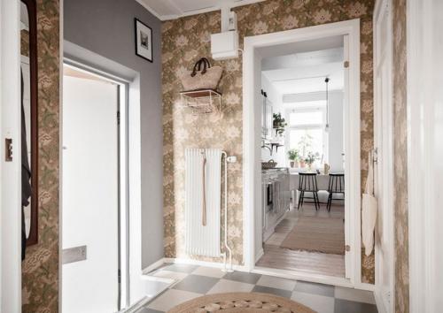 Спокойная и уютная квартира с тёплыми акцентами в Швеции (32 кв. 07