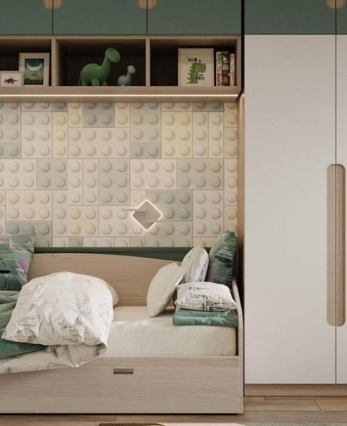 Отличный пример интерьера детской комнаты. 05