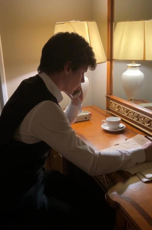 Вчера вечером посетили вместе с управляющей спектакль - экскурсию Заблудшие в гостинице националь. 04