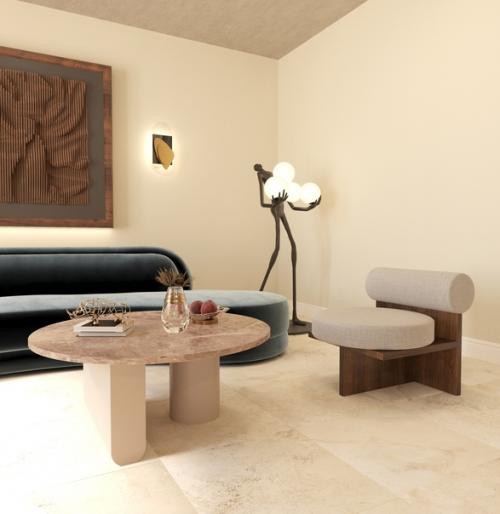 Керамогранит в интерьере квартиры. 04