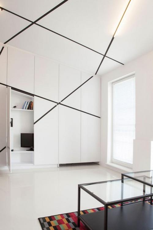 Белоснежный минимализм квартиры в Польше! 05