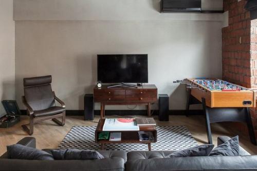 Трёхкомнатная квартира для холостяка. 05