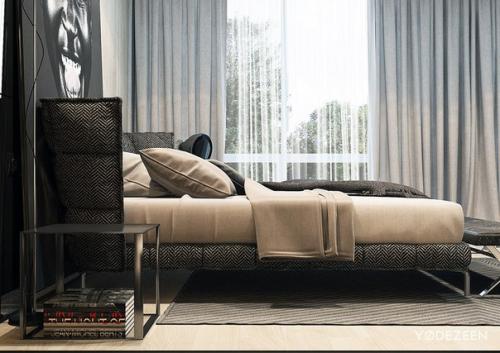 Часть 1. темные апартаменты от студии YO Dezeen. 06