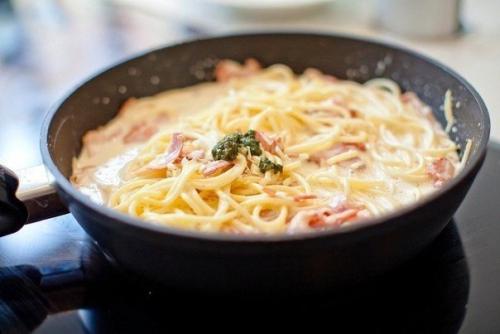 Паста Карбонара?   Ингредиенты: 06