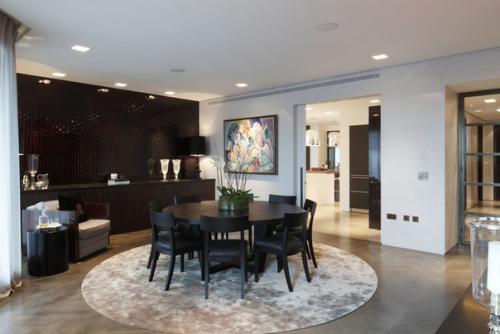 Часть 1.  Квартира Kensington Place является отличным примером того, как интерьер может быть роскошным и скромным одновременно. 05